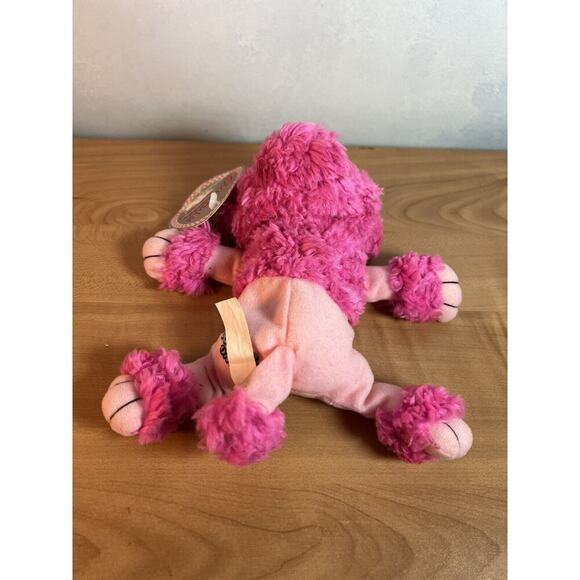 Grease on Ice Pink Poodle Plush Dog 1998 North American Tour - 8" Long - Picture 6 of 10